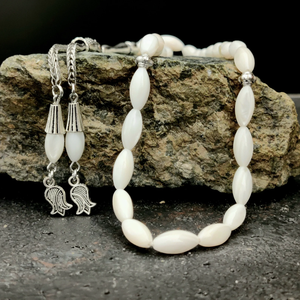 Tasbih en os sculpté à la main, 33/99 perles, perles de Dhikr pour hommes et femmes - Product Image 3