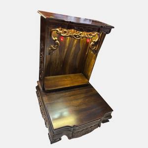 Altar para el dios de la riqueza y la tierra hecho de madera de acacia - Beo du khong tru - Product Image 4