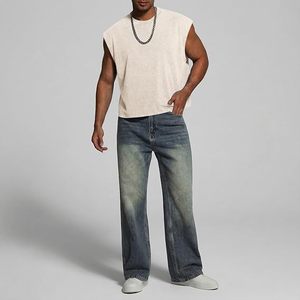Débardeur de sport pour homme en coton, sans manches, pour la musculation, respirant, séchage rapide, écologique - Product Image 2