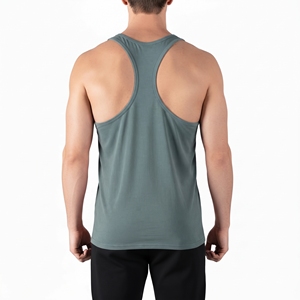 Camiseta sin mangas deportiva de algodón 100% de secado rápido para hombre, estilo oversize, informal, streetwear, de verano, corte relajado, con estampado personalizado - Product Image 2