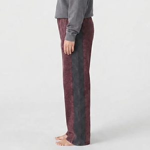Premium Quality 100% Cotton <b>Fleece</b> Acid Washed Breathable Baggy Sweatpants Custom Printed Logo Casual Style <b>Joggers</b> For <b>Women</b> - Product Image 2