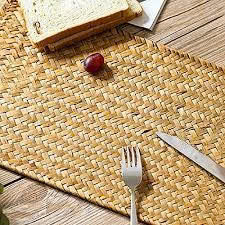 Natural Handwoven Seagrass Placemat Round Table Mat Eco Friendly Dining <b>Kitchen</b> <b>Decoration</b> - Product Image 3