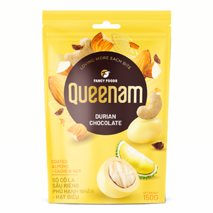 Precio Especial de Fábrica Proveedor HALAL OEM/ODM Snacks Dulces Dragees Chocolate Durian Nueces de Almendra y Anacardo Cubiertas de Chocolate 150G ¡Oferta Caliente! - Product Image 1