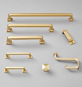 Cabinet <b>Hardware</b> Bedroom Furniture Handle Brass Adjustable Anti-Rust Durable for Dresser Drawer Home Bar - Product Image 5