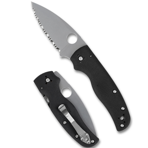 Cuchillos Plegables Portátiles Totalmente Negros con Hoja de Acero con Revestimiento Suave, Mango Ergonómico Mate, Orificio Redondo para el Pulgar y Duraderos - Product Image 1