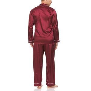 Nouvelle Collection – Ensembles de Pyjama Confortables en Coton Satiné et Spandex Respirant à Manches Longues avec Poches – Vêtements de Nuit Unisexe Couleur Unie - Product Image 3
