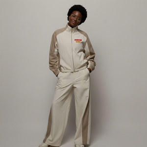 Customizable Heavy Weight 100% nylon Women's Tracksuit daily casual Wear 2 Color baggy fit streetwear hip hop ladies 2 piece <b>set</b> - Product Image 1