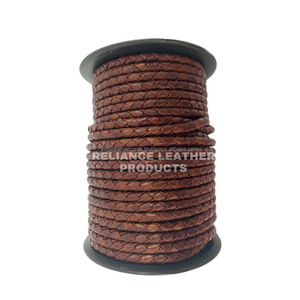 Couture Leather Supplies Exclusive Bolo Leather Strap High-End Antique <b>Braided</b> <b>Cord</b> - Product Image 2
