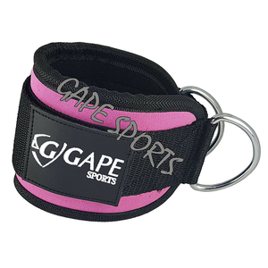 Bulk Wholesale Custom Ankle Straps for <b>Cable</b> Machine Gym Equipment Adjustable Leg Workout Strap Durable Neoprene Design - Product Image 4