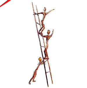 Cadeau très demandé pour les amoureux des animaux, figurine en métal artisanale moderne et luxueuse, petite sculpture en forme de pingouin doré pour la maison - Product Image 3