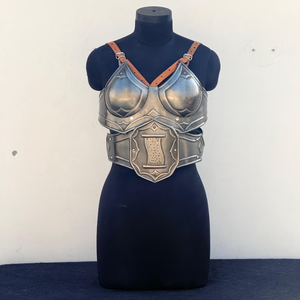 Armadura de Acero Hecha a Mano para Mujer, Cuerpo de Caballero Medieval, Disfraz de Cosplay, Guerrero Femenina, Recreación Histórica, Equipo de Fantasía - Product Image 1