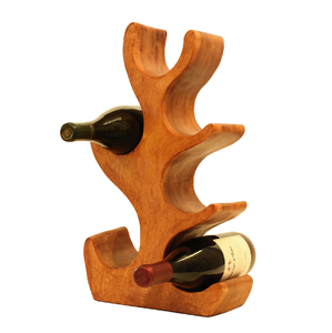 Support à bouteilles de vin en bois pour table, décoration de cuisine et de salon - Product Image 4