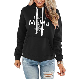 Vêtements chauds d'hiver très vendus, sweat-shirt en coton surdimensionné à motif de dessin animé pour femmes, sweat-shirts personnalisés à motif de dessin animé pour femmes - Product Image 1