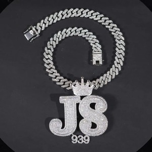 Colgante de Joyería Hip Hop de Alta Gama Starspire, Plata de Ley 925, Moissanita VVS, Cruz Hecha a Mano, Oro Fino, para Boda - Product Image 3