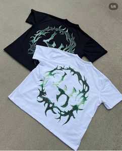 เสื้อยืดโอเวอร์ไซส์ผ้าฝ้ายฟลีซ 100% แบบสั่งทำพิเศษ ล้างสีแบบแอซิดวอช หนานุ่ม สไตล์วินเทจ สตรีทแวร์ - Product Image 1