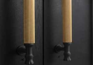 Luxury Antique <b>Gold</b> <b>Cabinet</b> Pull Handle Fluted Bar Midcentury Modern Design Durable Antirust KELLTON Square Furniture Hardware - Product Image 2