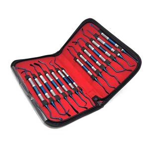 ชุดเครื่องมือยกไซนัส 14 ชิ้น ชุดผ่าตัดฝังรากฟันเทียม อุปกรณ์ศัลยกรรมกระดูกเคลือบไทเทเนียมสีน้ำเงิน เครื่องมือผ่าตัดทางทันตกรรม - Product Image 5