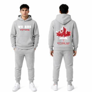 Survêtement à capuche pour homme Coupe du Monde de Football 2026 Gris – Ensemble sweat-shirt et pantalon de jogging pour le sport et le streetwear - Product Image 1