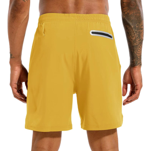 Pantalones cortos de algodón ligeros de doble capa para hombre, de alta calidad, transpirables, hasta la rodilla, para uso diario. - Product Image 4