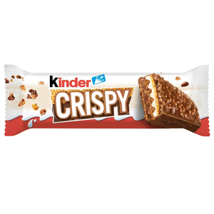 Barre chocolatée Kinderr Crispy de qualité supérieure 34g, gaufrette légère et croustillante, collation chocolatée, vente en gros - Product Image 2