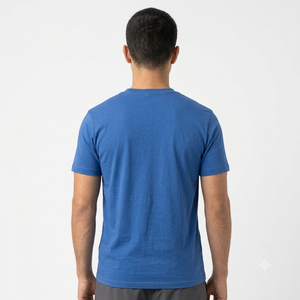 Men's Clothing Short Sleeve Spandex Jersey Men's <b>v</b> Neck Slim <b>Fit</b> T-shirt Plain T-shirt for Men Stylish Top Quality - Product Image 2