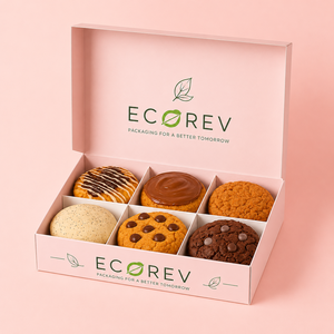Factory Direct Sale Paper Slide <b>Box</b> Tray Bakery Pastry Cupcake Donuts Hot Dog Paper Packaging <b>Cookie</b> <b>Box</b> with Dividers Window - Product Image 6