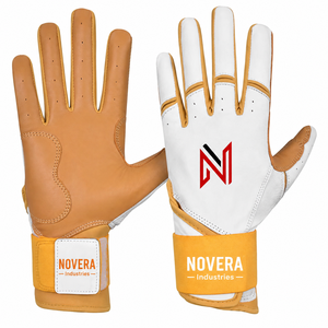 Guantes de Bateo de Béisbol Unisex de Alta Calidad, Personalizados, Ligeros, Acolchados, Transpirables, de Piel de Oveja, con Soporte Profesional para la Muñeca - Product Image 4