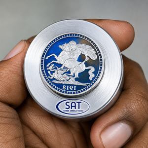 SAT Jewelry Troquel para Moneda Conmemorativa Guerrero de San Jorge para Fabricación y Grabado de Monedas de Desafío Personalizadas Alemania Dubái Sudáfrica - Product Image 1