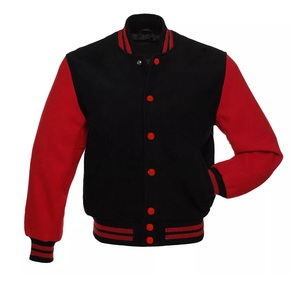 Unisex Vintage Varsity Baseball Hooded Reversible Waterproof Wool Sleeves Letterman <b>Jacket</b> Winter Season <b>Fleece</b> Stand High - Product Image 1