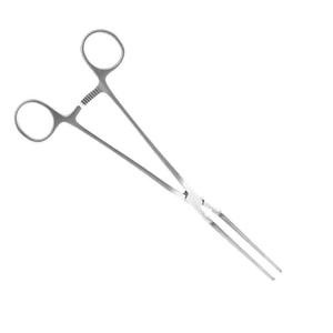 Pince à éponges Rampley, articulation box joint, mâchoires droites dentées, 178 mm, en acier inoxydable chirurgical, fabrication par Grip Surgical - Product Image 5