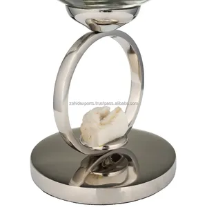 Premium Transparent <b>Square</b> Decorative Metal Flower <b>Vase</b> Luxury Apartment Interior Bulk Export Wholesale Zahid Exports India - Product Image 4