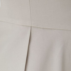 Pantalon cargo décontracté pour femme en coton, taille haute, mi-long, respirant, avec devant plat, nouveau design, logo personnalisé - Product Image 5