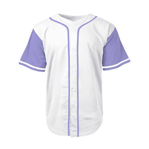Maillot de baseball personnalisé pour homme, dernière conception 2026, couleur unie, taille adulte, respirant, à prix abordable - Product Image 1