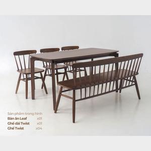 Solid Wood Foldable Eco-Friendly Durable <b>Dining</b> <b>Table</b> <b>Set</b> with <b>4</b> Chairs Modern Design - Product Image 5