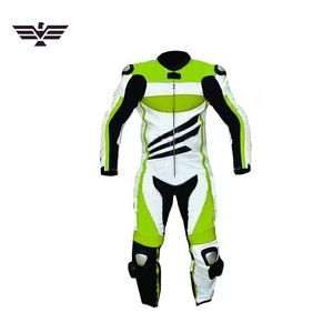 Nuevo Traje de Motociclismo de Una Pieza Personalizado de Primera Calidad para Hombre, Traje de Pista de Motociclismo de Cuero Premium con Armadura de Una Pieza - Product Image 6