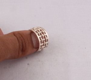 Wholesale 925 Sterling Silver Band <b>Ring</b> <b>Plain</b> Minimalist Wedding Band High Polished Stackable Finger <b>Ring</b> Unisex Jewelry - Product Image 2