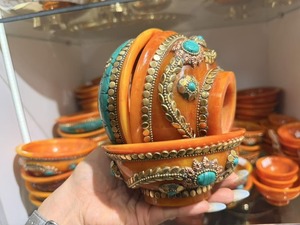 Elegant Nepali <b>Resin</b> <b>Epoxy</b> Fruit and Salad Bowl for Kitchen & <b>Table</b> Decor - Product Image 6