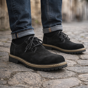 Zapatos de Vestir de Alta Gama para Hombre, de Cuero Genuino, Punta Cerrada, con Cordones, Cómodos para Otoño - Product Image 4