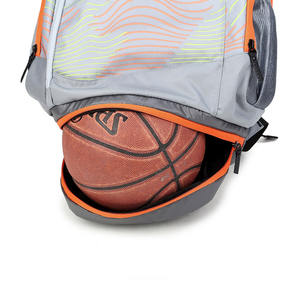 Sac à dos de sport d'extérieur à prix de gros, personnalisé avec logo imprimé, couleur unie, pour la gym et le basketball - Product Image 6