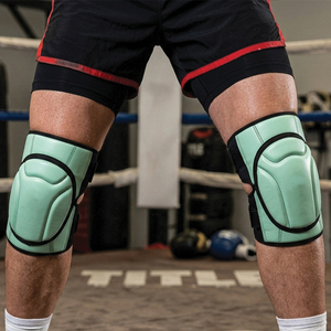 Genouillères élastiques rembourrées personnalisées pour le volley-ball, le basketball, le football, avec éponge épaisse anti-collision, protège-genoux de sport - Product Image 2