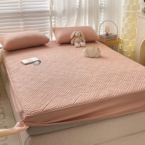 Protector de Colchón Acolchado, 100% Poliéster, Impermeable, 300 Hilos, Transpirable, Lavable a Máquina, Funda de Colchón para Todas las Estaciones - Product Image 6