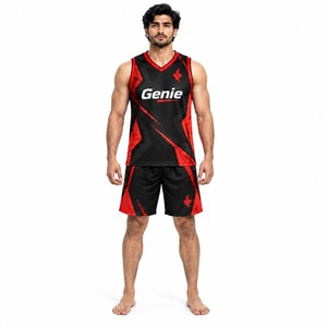 Pantalones Cortos Deportivos Transpirables, Ropa Deportiva Ligera para Equipos, Entrenamiento, Competencia, Práctica, Conjunto de Uniforme de Baloncesto - Product Image 1