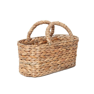 Panier en osier tressé pour table, panier en rotin avec couvercle - Product Image 5