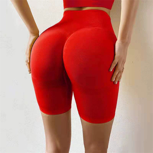 High Waist Seamless Black Yoga <b>Shorts</b> With <b>Ruched</b> Butt Tummy Control Shapewear For Women Fitness Compression <b>Shorts</b> - Product Image 3