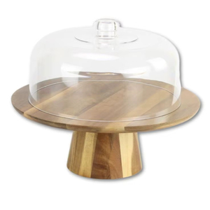 Decorative Wooden <b>Cake</b> Dome With Classic Design Suitable For Serving <b>Cakes</b> Pastries And Sweet Treats In Style - Product Image 1