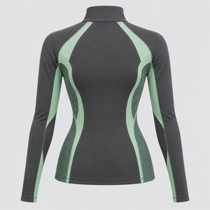Camisetas térmicas para montar a caballo diseñadas con tela interior suave, que brindan comodidad elástica y calor confiable para montar en climas más fríos. - Product Image 3