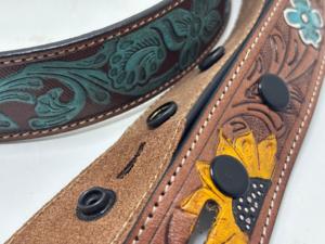 Sangle en cuir vierge pleine fleur de vachette tannée végétale pour outillage et gravure personnalisée, matériel de bricolage pour la fabrication de ceintures en cuir, vente en gros - Product Image 4