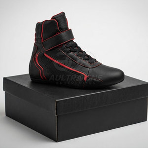 Zapatos de Carreras de Alta Calidad con Parte Superior de Cuero Genuino para Pilotos que Buscan un Uso Cómodo, Movimiento Flexible y Durabilidad en la Pista - Product Image 3