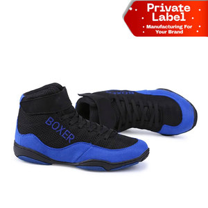Zapatos de Boxeo con Logotipo Personalizado OEM ODM, Botas de Boxeo de Marca Privada al por Mayor, Botas de Boxeo con Marca Personalizada Impresa, Zapatos de Combate de Alta Calidad - Product Image 1