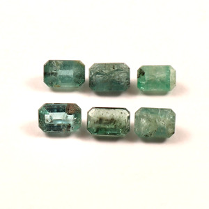 Esmeralda Zambiana Natural de 5x7mm, Corte Octogonal Facetado, Calibrada, Piedra Preciosa Suelta Certificada, Proveedor Mayorista para la Fabricación de Joyería - Product Image 1
